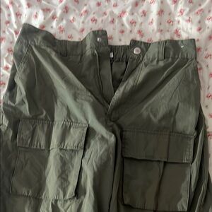 Olive Cargo Pants for Men